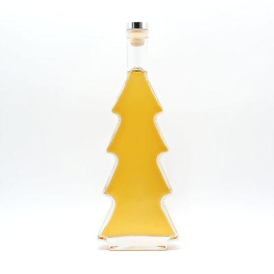 Bouteille de boissons alcoolisées en forme d'arbre de Noël 500 ml 700 ml 750 ml