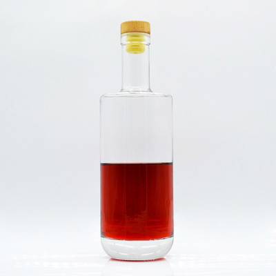 Super Flint Glass 1L Bouteille pour Gin Rum et Whiskey Boisson spiritueuse à l'eau