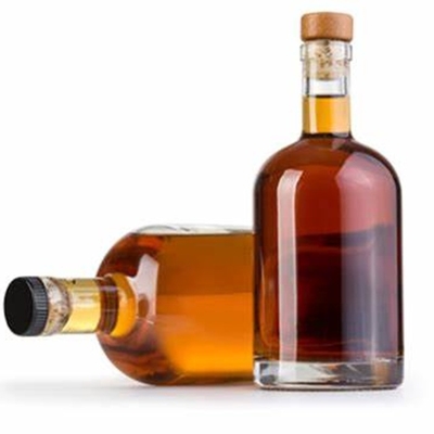 Surfaces de traitement de l'estampage à chaud Bouteilles en verre pour vodka gin spirit 500 ml 1 litre