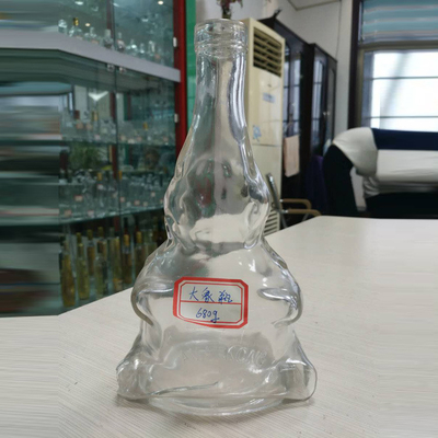 Super Flint estampage à chaud 500ml 700ml 750ml Bouteille en verre de liqueur de brandy OEM
