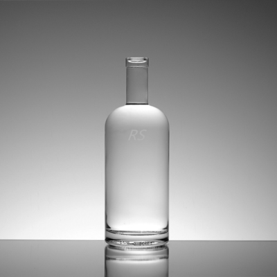 Gestion de surface décal personnalisée Géant 750 ml 1000 ml Decanteur de gin de brassage vide Rum Alcool Liquore Bouteille en verre de vin de prune