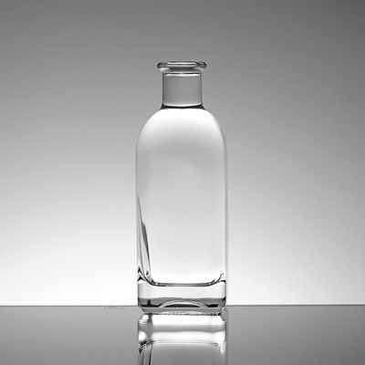Bouteilles en verre gris ambre 375 ml 500 ml 750 ml pour la vodka Gin et les spiritueux