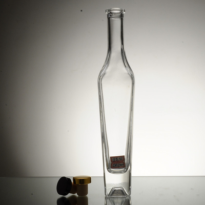 Matériau en verre Super Flint 50 ml Bouteille de verre vide et claire pour la vodka et le whisky gin