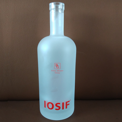 Bouteille de tequila glacée vide en verre cristallin 700 ml pour alcool whisky vodka 750 ml