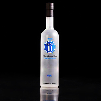 Bouteille de tequila glacée vide en verre cristallin 700 ml pour alcool whisky vodka 750 ml