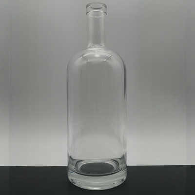 Super Flint glacé 700 ml Bouteilles vides pour le vin Logo décal 750 ml Bouteille en verre de vodka