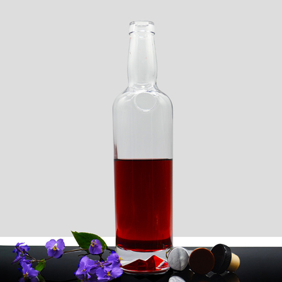 Modèle unique Bouteille vide de 100 ml de tequila pour le vin spiritueux Gin Sauce de boisson alcoolisée