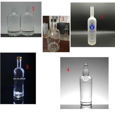 échantillon gratuit de surface décale de manipulation de bouteilles de vin en verre pour Gin Vodka Whisky
