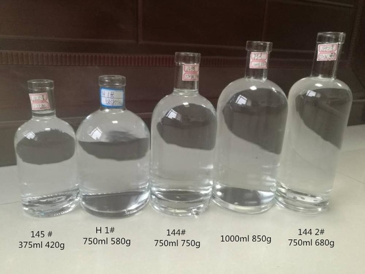 Europe et États-Unis Bouteilles en verre Super Flint Cristal vide Glacé Vodka Whisky Liquor Bouteilles en verre