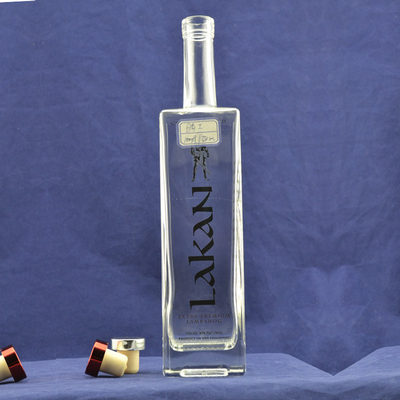 Triangle d' or glacé Brandy Bouteille vide Décal transparent