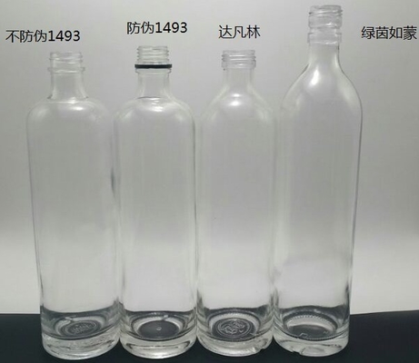 Conditions FOB Bouteille d'eau en verre Super Flint avec bouchon et surface décale 750 ml 1000 ml