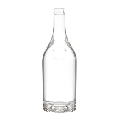 375 ml de bouteilles en verre de forme personnalisée Super Flint Vodka Champagne Bouteilles en verre vides avec bouchon