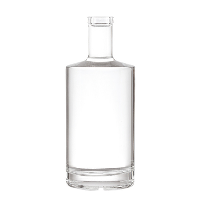 375 ml de bouteilles en verre de forme personnalisée Super Flint Vodka Champagne Bouteilles en verre vides avec bouchon