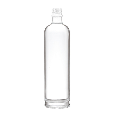 375 ml de bouteilles en verre de forme personnalisée Super Flint Vodka Champagne Bouteilles en verre vides avec bouchon