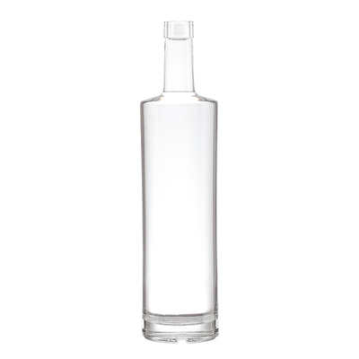 375 ml de bouteilles en verre de forme personnalisée Super Flint Vodka Champagne Bouteilles en verre vides avec bouchon