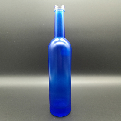 Frais d'échantillonnage gratuits Bouteilles de gin en verre pour alcool/liquide Bouteille de verre vide