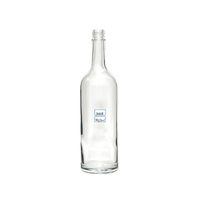 Bouteille de liqueur de brandy de forme personnalisée de verre Super Flint 200 ml vide 750 ml 500 ml