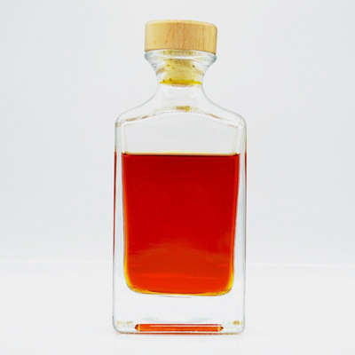 Bouteille en verre transparente de 750 ml pour boissons rondes Whisky Champagne Spirit Capacité de 500 ml