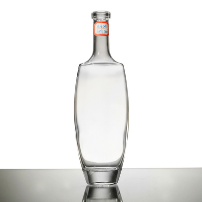 Bouteille en verre de boissons de 500 ml avec bouchon en verre de super flint