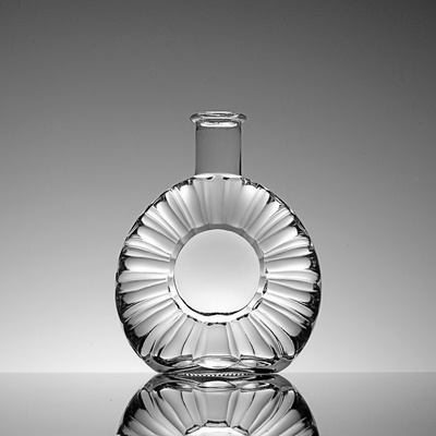 Super Flint Glass 375 ml 500 ml 700 ml Bouteilles pour la vodka Gin Whisky Rum Brandy Vente en gros