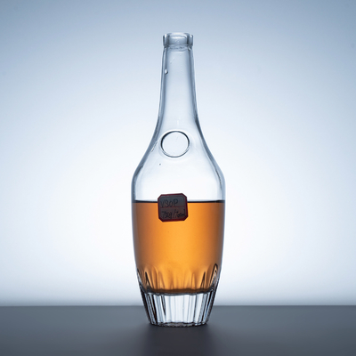 Super Flint Glass 375 ml 500 ml 700 ml Bouteilles pour la vodka Gin Whisky Rum Brandy Vente en gros