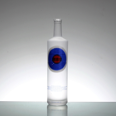Super Flint Glass 375 ml 500 ml 700 ml Bouteilles pour la vodka Gin Whisky Rum Brandy Vente en gros