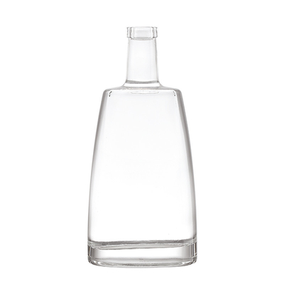 Estampage à chaud Bouteille en verre de 2 litres pour une forme personnalisée Jus Spiritueux Boisson alcoolisée Vodka Gin Vin bleu