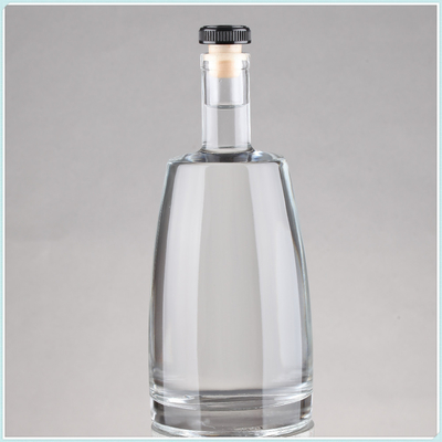 Bouteilles d'alcool en verre de super-friture avec liège 75cl Capacité 750ml