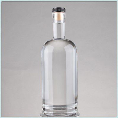 Bouteilles d'alcool en verre de super-friture avec liège 75cl Capacité 750ml