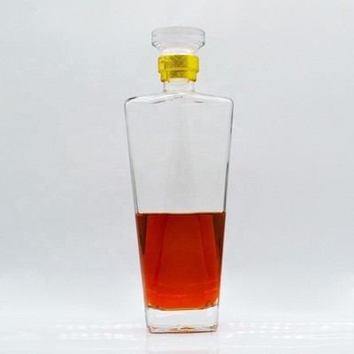 Bouteille d'alcool vide personnalisée Bouteille de verre de vodka 1L avec un design unique Expédition express