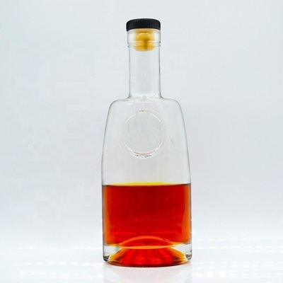 Bouteille d'alcool vide personnalisée Bouteille de verre de vodka 1L avec un design unique Expédition express