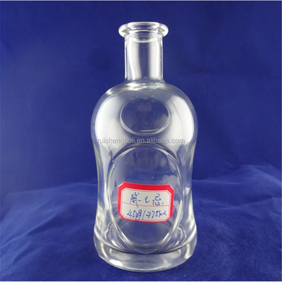 Bouteille en verre de cidre de pomme de 100 ml 300 ml avec une surface décale et un type de scellement en liège