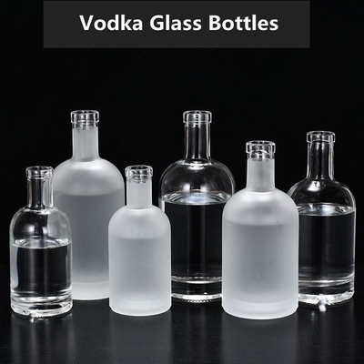 700 ml Bouteille carrée 250 ml Gin Vodka Boisson Liqueur Bouteille en verre de Yuncheng Ruisheng
