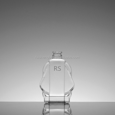 L'impression de logo en forme de tour Spirits dans une bouteille de verre transparent Élevez votre gamme de marque