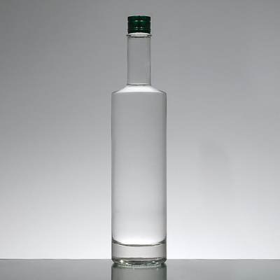 Bouteille en verre d'huile d'olive à vis avec décal surface de manutention et OEM / ODM bienvenue