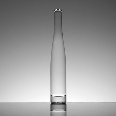 Bouteille de jus en verre de cristal personnalisée en provenance d'Italie avec type d'étanchéité en liège