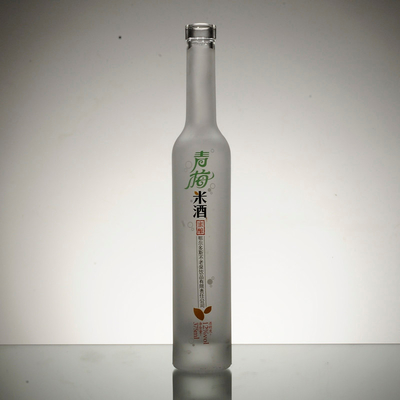Bouteille en verre d'huile d'olive à vis avec décal surface de manutention et OEM / ODM bienvenue