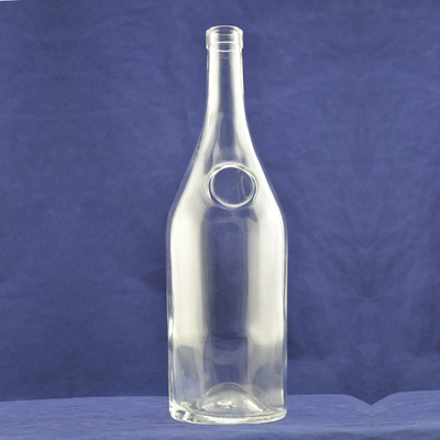 Bouteille en verre à alcool avec bouchons de liège de 1 litre de capacité