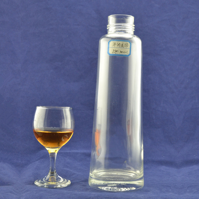 Bouteille en verre à alcool avec bouchons de liège de 1 litre de capacité