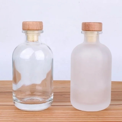 Tequila personnalisée vide, haut verre rond, Boston Gin avec liège/capsules