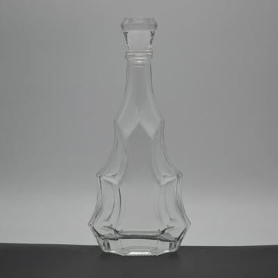 Boissons industrielles Bouteille en verre de conception personnalisée Bouteilles en verre de liqueur pour la vodka
