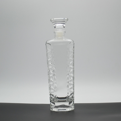 Boissons industrielles Bouteille en verre de conception personnalisée Bouteilles en verre de liqueur pour la vodka