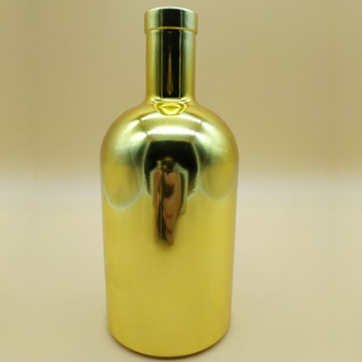 Vodka électronique personnalisée hautement OEM/ODM 750 ml bouteille en verre de whisky avec bouchon à vis