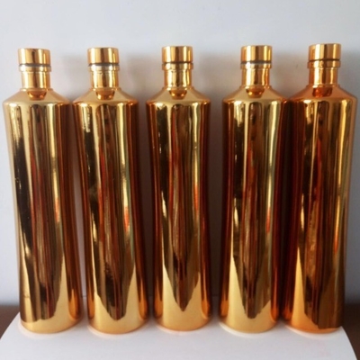 Vodka électronique personnalisée hautement OEM/ODM 750 ml bouteille en verre de whisky avec bouchon à vis