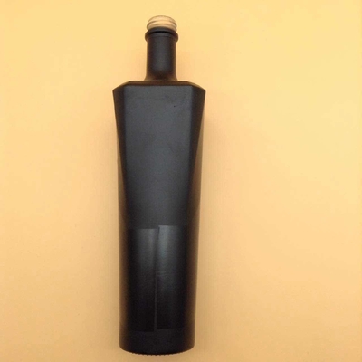 Matériau du collier en verre Super Flint 750 ml Bouteille de vodka en verre personnalisée pour boissons