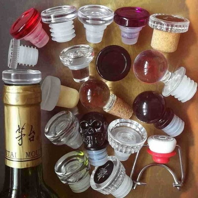 Bouteille en verre 500 ml 700 ml 750 ml vide Liqueur Vin Brandy avec bouchon en verre pour la vodka