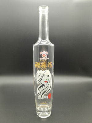 Bouteille en verre 750 ml personnalisable pour l'industrie des boissons