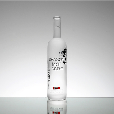 Bouteille en verre avec bouchon à vis pour le gin, la vodka, la tequila, les spiritueux et les spiritueux, capacité de 50 ml à 5 litres