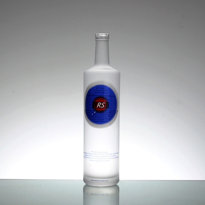 Bouteille en verre avec bouchon à vis pour le gin, la vodka, la tequila, les spiritueux et les spiritueux, capacité de 50 ml à 5 litres