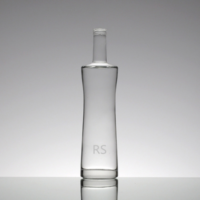 Bouteille en verre avec bouchon à vis pour le gin, la vodka, la tequila, les spiritueux et les spiritueux, capacité de 50 ml à 5 litres